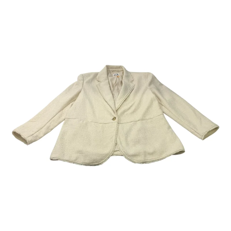 Blazer By Future Collective In Cream, Size: L