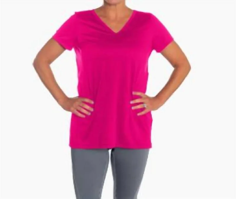 Subtle Sophistication Essential Tee In Berry