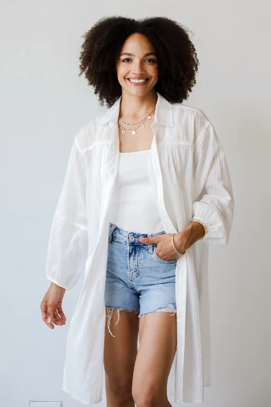 Stylish Looks FINAL SALE - Adorable Impression White Tunic