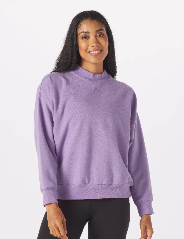 Odd Size Clearance Sale Vintage Oversized Crew: Amethyst