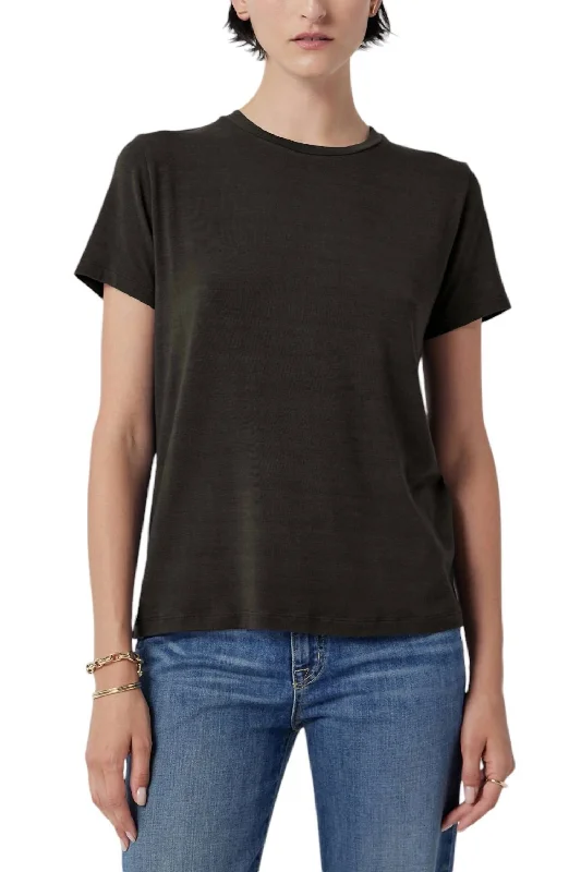 Exquisite Craftsmanship Solana Tee Top In Olive