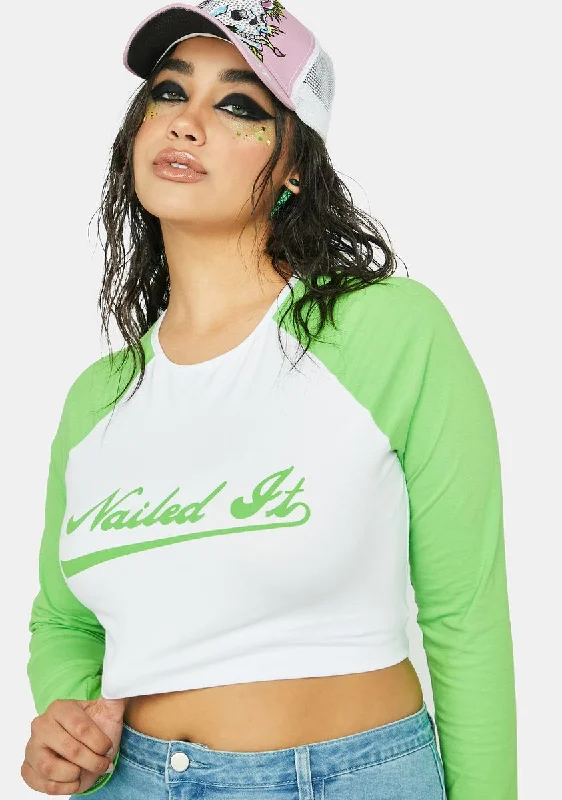 Must Haves Plus Nailed It Raglan Tee