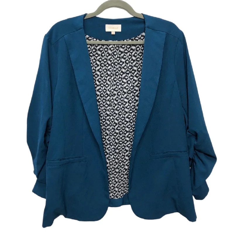 Blazer By Skies Are Blue In Teal, Size: Xl