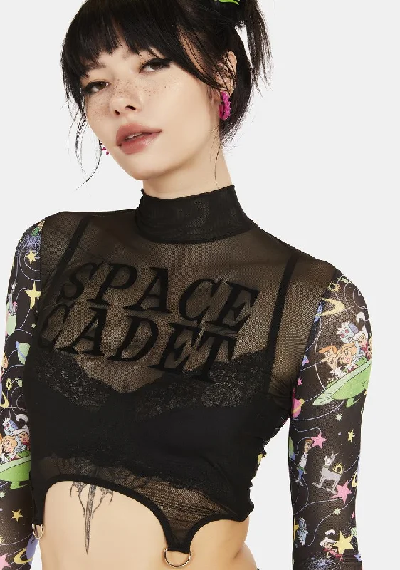 Flash Sale, Don't Miss Cosmic Teen Queen Mesh Top