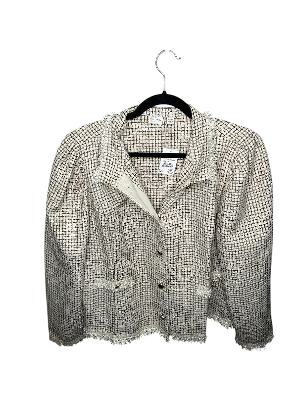 Blazer By Cato In Cream, Size: 18