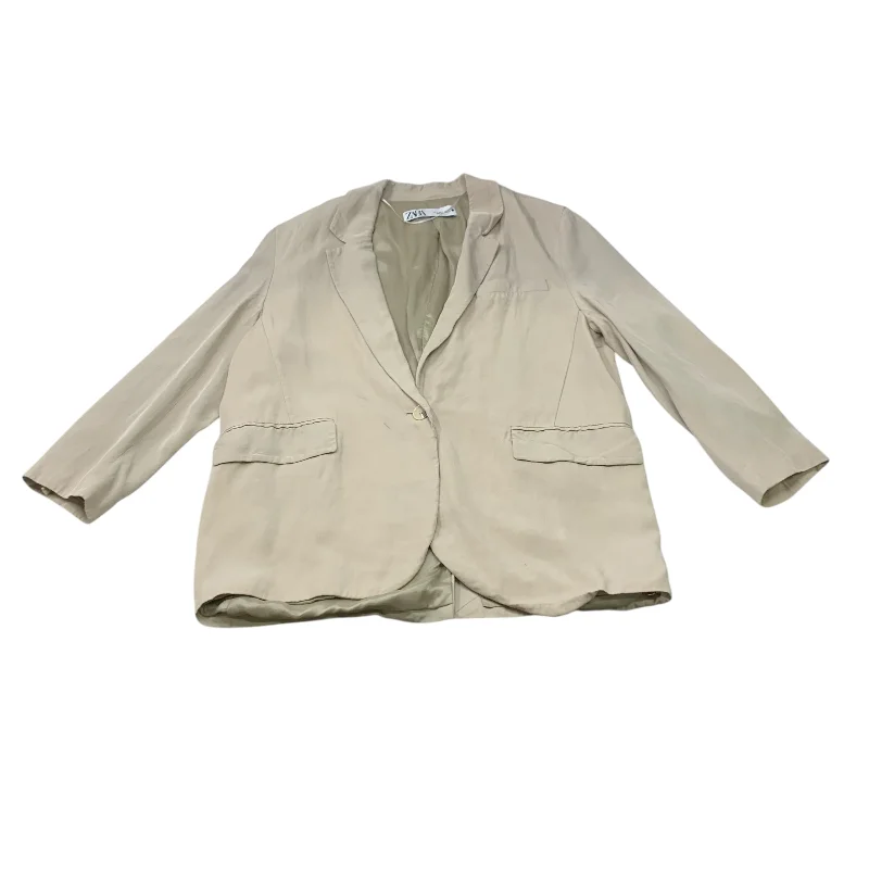 Blazer By Zara In Tan, Size: S