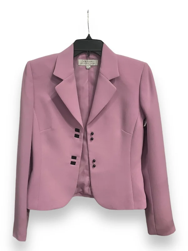 Blazer By Tahari By Arthur Levine In Purple, Size: S