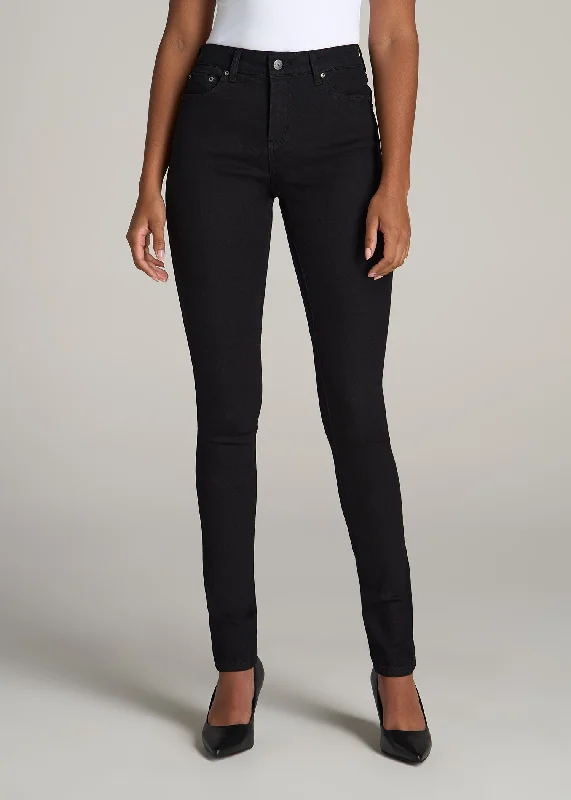 Hot Trends Sarah MID RISE SKINNY Tall Women's Jean in Black