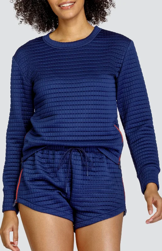 Quick Grab Deals Campbell Pullover - Navy Blue