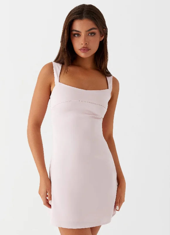 Fashion Sale Odette Satin Mini Dress - Pink