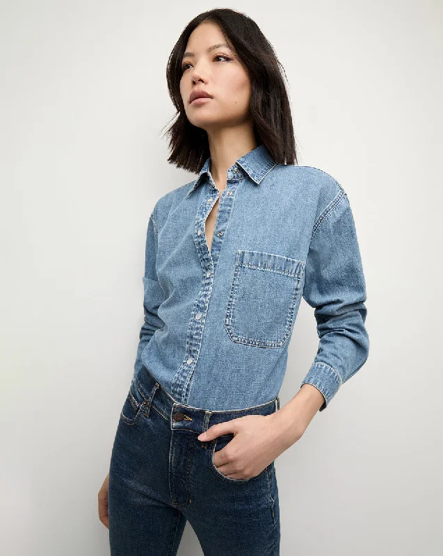 The Latest Fashion Trends Aderes Denim Shirt