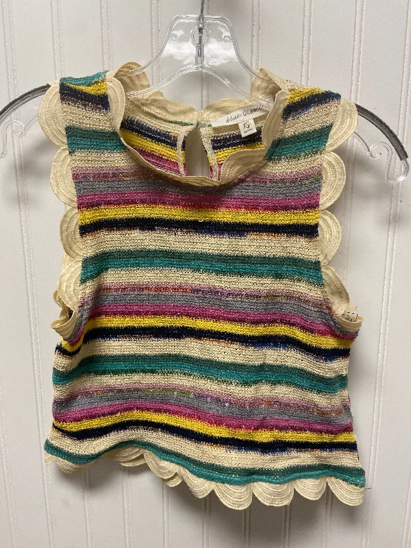 Top Sleeveless By Blue Tassel In Multi-colored, Size: Xs