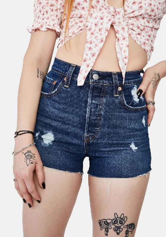 Spring Fling Sale Tango Feels Ribcage Denim Shorts