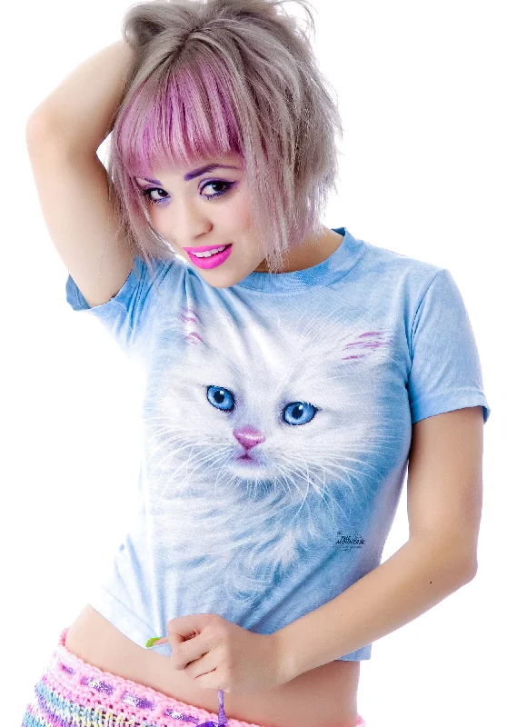 Spring Fling Sale Sad Kitty Eyes Baby Tee