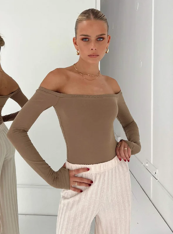 Essentials On Sale Weaver Off Shoulder Bodysuit