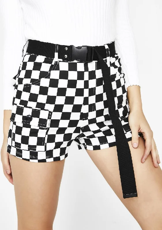 Trend Setting Wardrobe Rowdy Gang Checkered Shorts