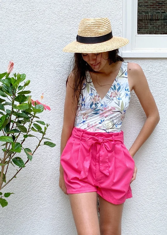 Inspired By You, Designed For You shorts in pink