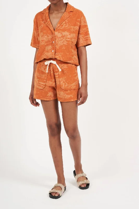 Exclusive Discounts Tidji Knitted Short In Sunset