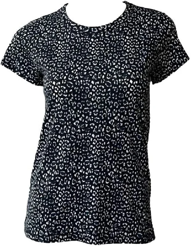 Effortless Chic Apparel Rag & Bone All Over Leopard Tee Blackmult