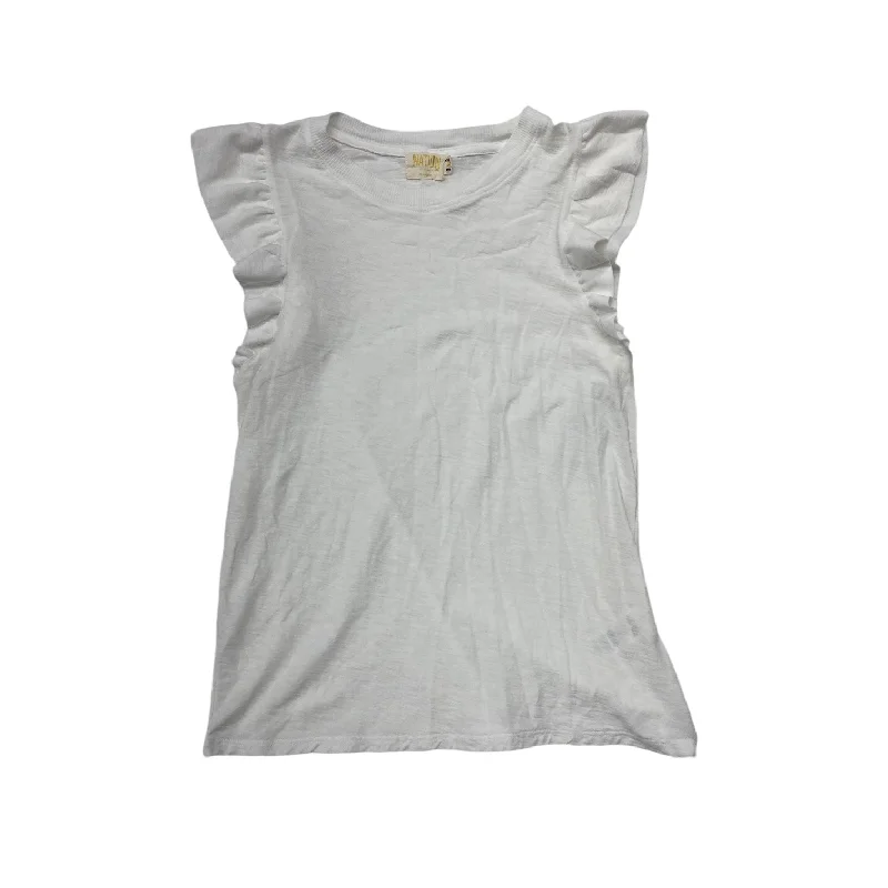 Top Sleeveless By Nation In White, Size: S