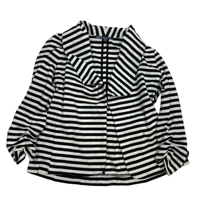 Blazer By Elliott Lauren In Black & White, Size: S