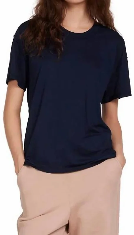 Big Discounts Isla Inside Out Tee In Navy