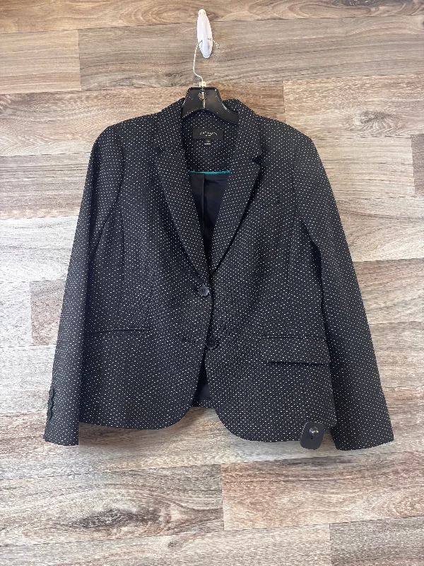 Blazer By Talbots In Black & White, Size: Mp