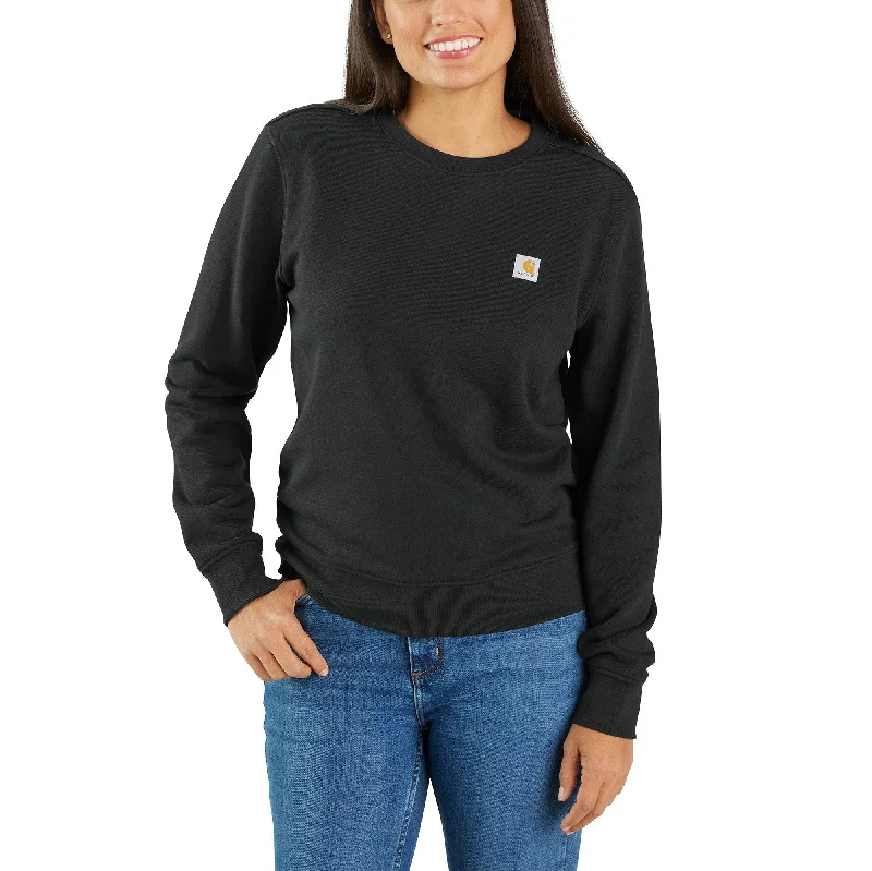 Seasonal Style Discounts Carhartt Women's Relaxed Fit French Terry Crewneck Sweatshirt