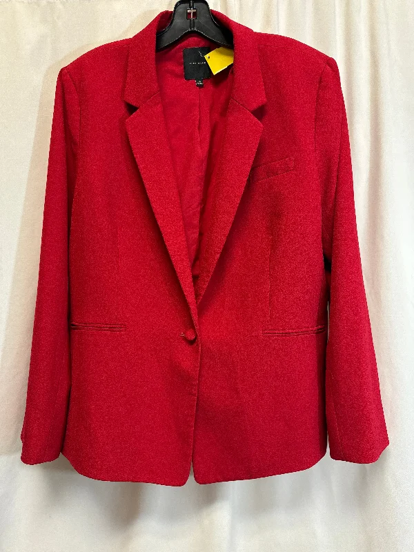 Blazer By Alex Marie In Red, Size: Xl