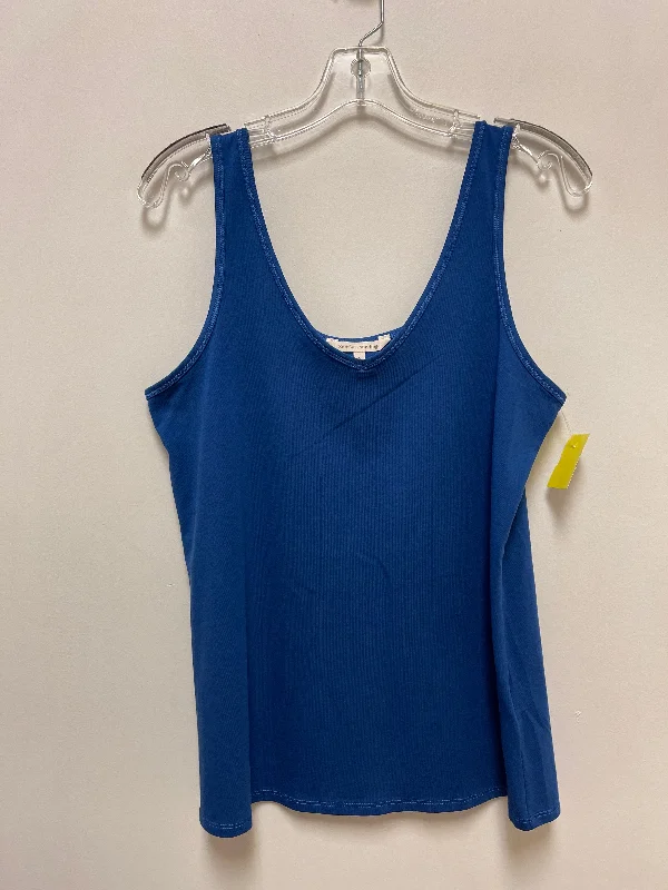 Top Sleeveless By Soft Surroundings In Blue, Size: L