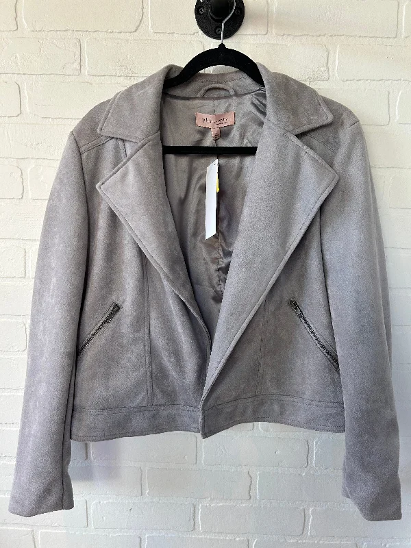 Blazer By Philosophy In Grey, Size: L