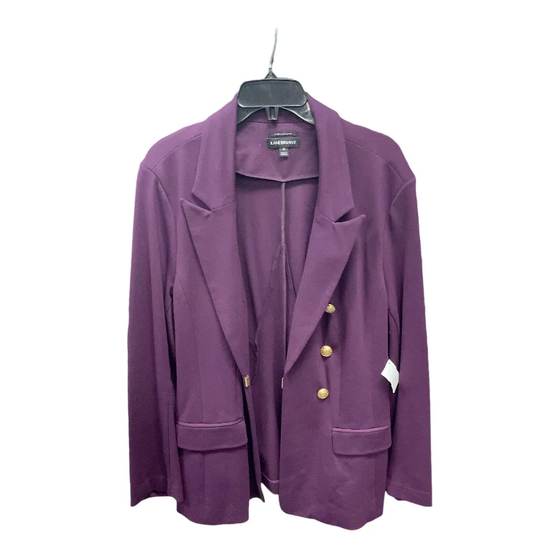 Blazer By Lane Bryant In Purple, Size: 22