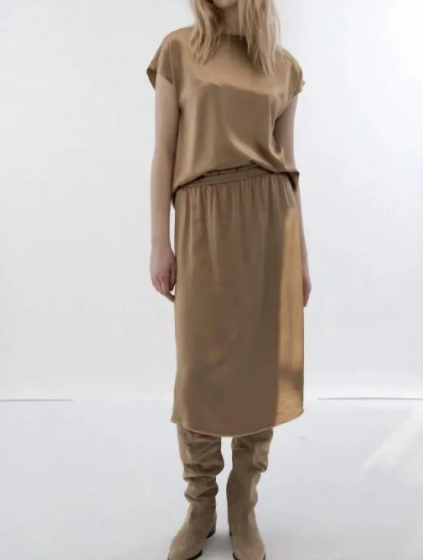 Seasonal Trend Aissa Gold Skirt