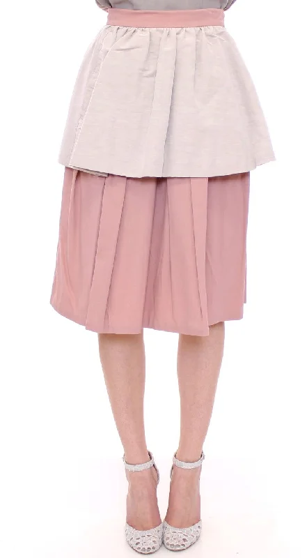 Limited Stock Comeforbreakfast   Knee-Length Pleated Women's Skirt