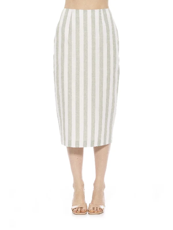 Boutique Styles Jacki Stripe Skirt