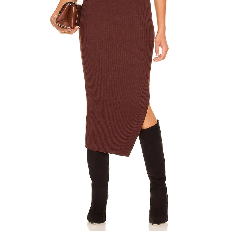 Sale Event, Prices Rock Lynd Knit Midi Skirt In Chocolate