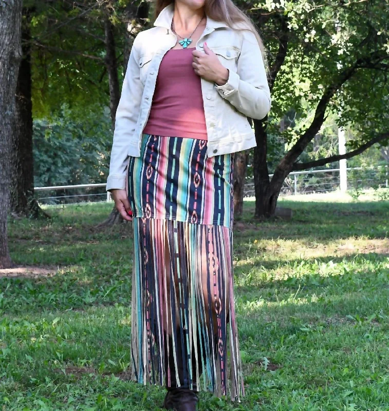 Latest Fashion Rio Rancho Skirt In Multi