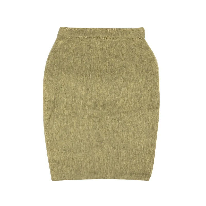 Chic & Cozy Collection Sand Tan Acrylic Marsh Midi Skirt