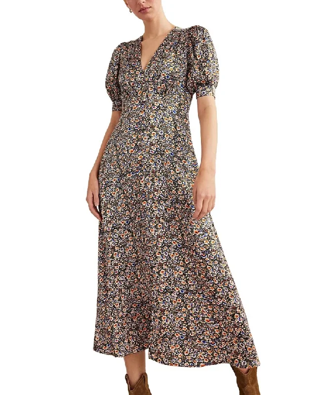 Top Deals Boden Satin Midi Tea Dress