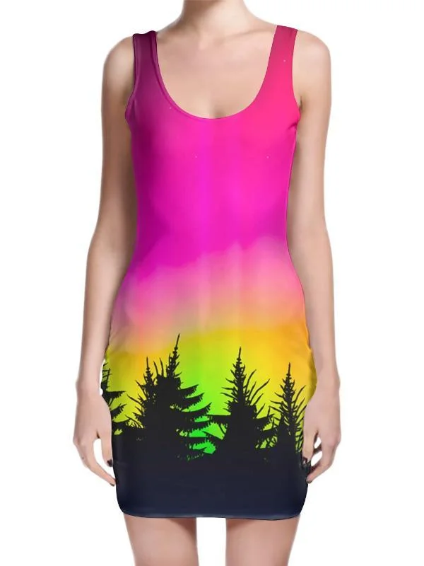 Trendy Styles Forest Galaxy Mini Dress