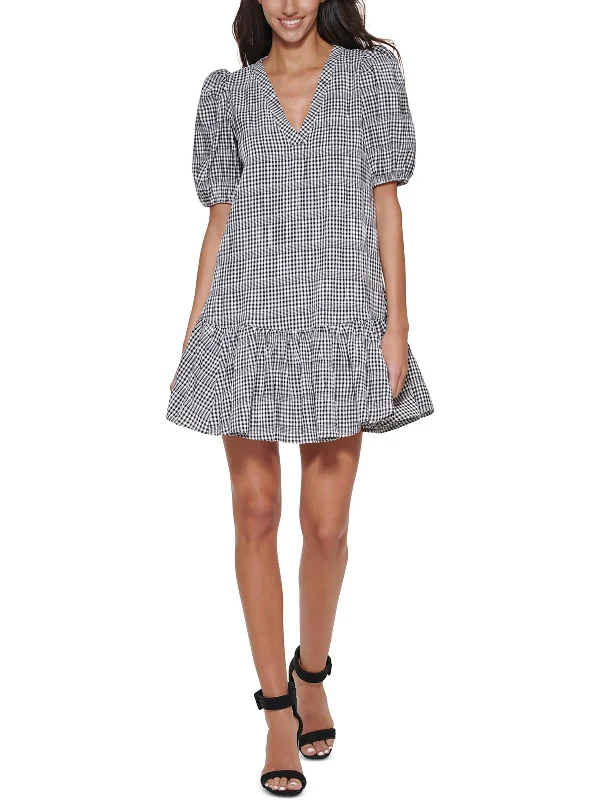 Season Sale Petites Womens Casual Mini Shift Dress