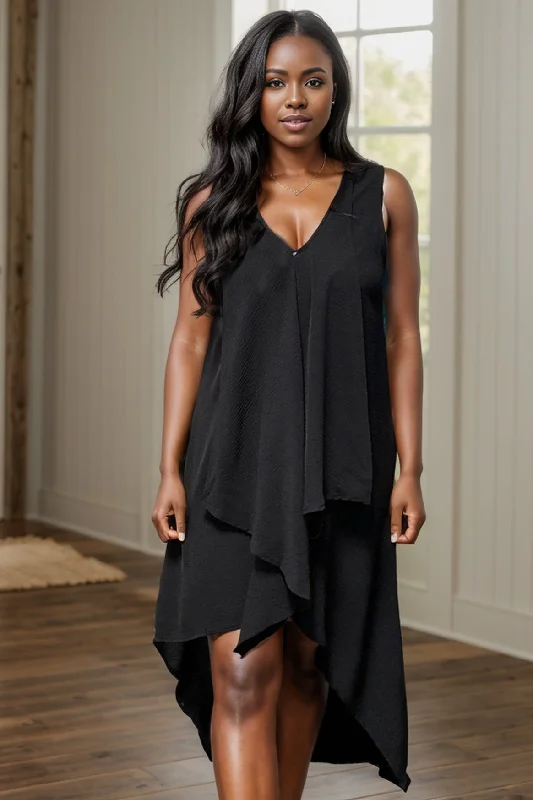 Seasonal Clearance Stunner of a Black Dress!