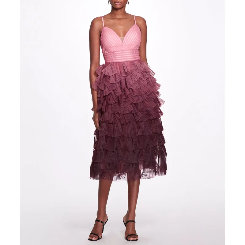 Fashion Forward Femininity Tiered Ruffle Gown