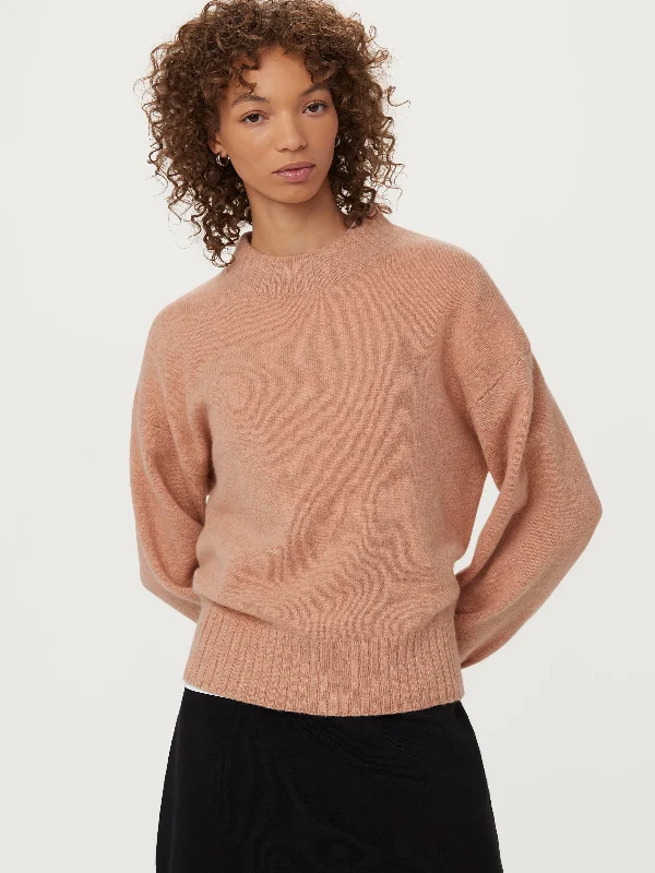 Limited Time Offers The Yak Wool Crewneck  in Blush Pink