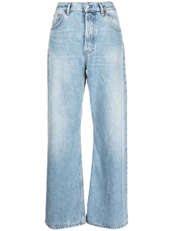 Flowy Fabric Acne Studios Women's Jeans Clear blue