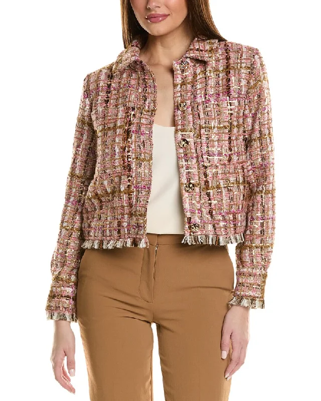 Limited Time Offer Adrienne Landau Tweed Crop Jacket