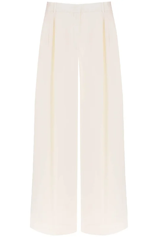 Trend Alert Alexander Mcqueen Women's Double Pleated Palazzo Pants With