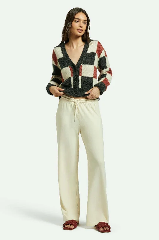 Trend Alert Carefree Organic Garment Dye Lounge Pant - White Smoke