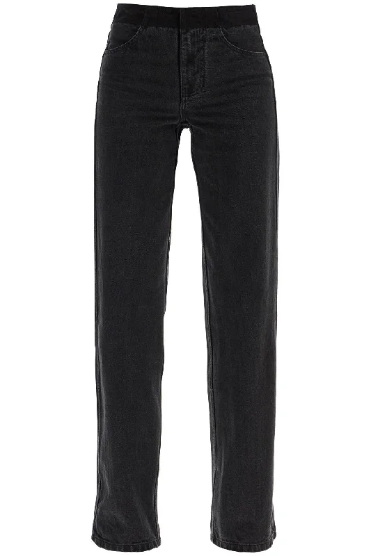 Designer Wear On Sale Christopher Esber Women's Low-Waisted Deconstructed Jeans