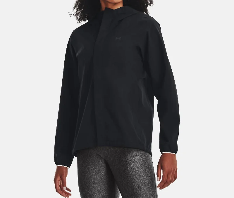 Chic Trends Unveiled Cloudstrike Stretch Jacket In Black/pitch Gray